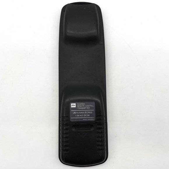 Toshiba Black VC-648T TV-VCR Remote Control Transmitter with Battery Cover - Picture 2 of 3